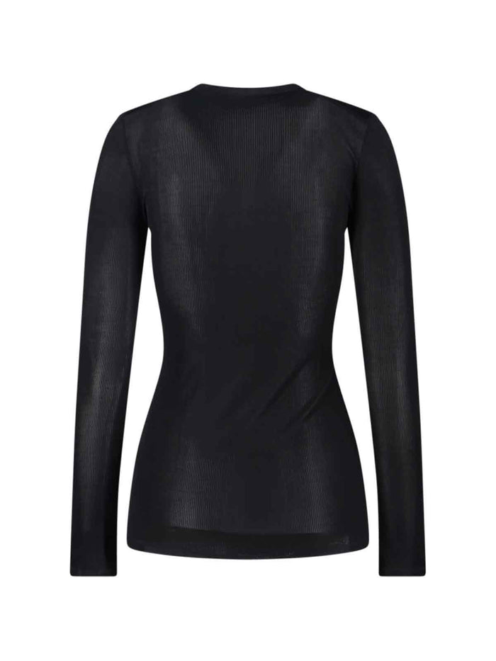 Balmain Sweaters Black Viscose