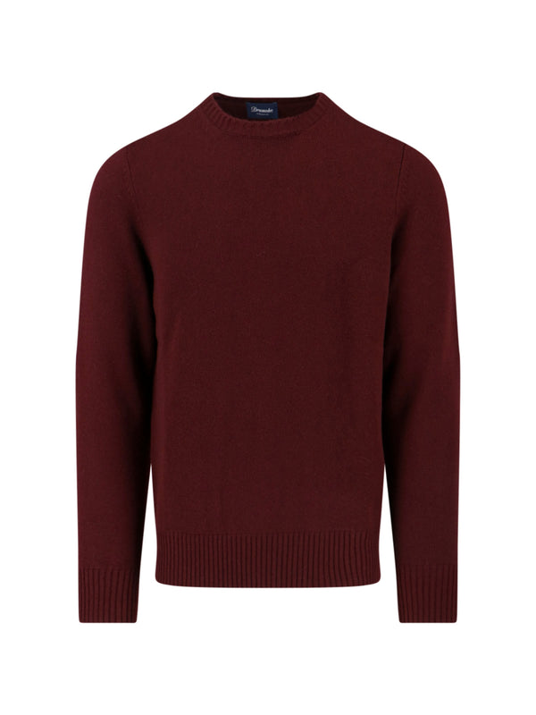 Drumohr 100% cashmere sweater in red