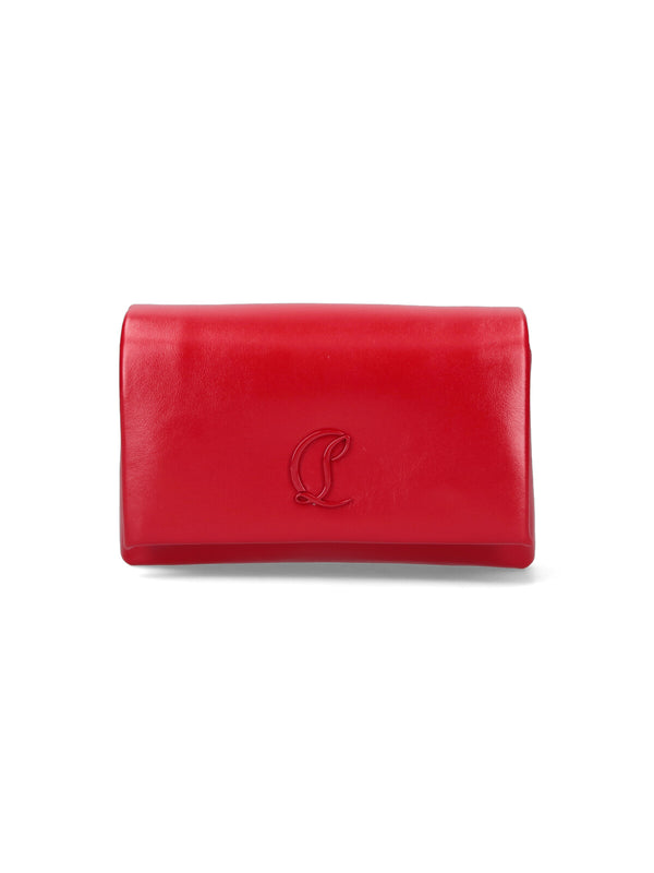 Christian Louboutin Outer: 100% Calf Leather shoulder bag in red