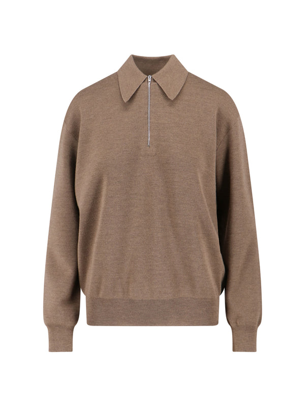 Phoebe Philo 100% wool sweater in brown