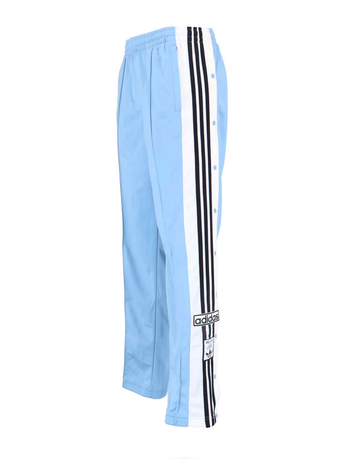 Adidas Trousers Blue Polyester