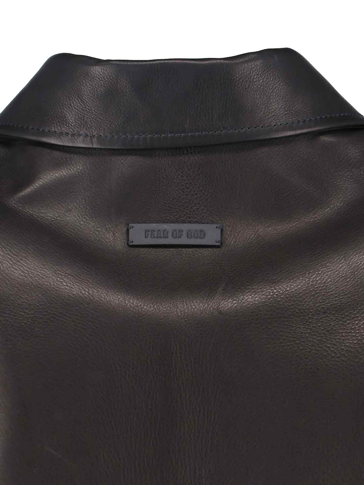 Fear Of God Jackets Black Calf Leather