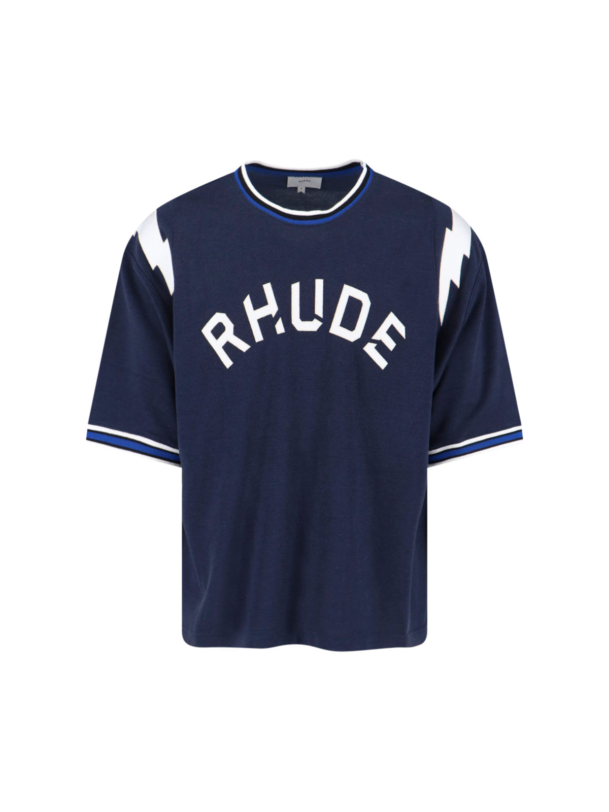 Rhude T-shirts and Polos Blue Rayon