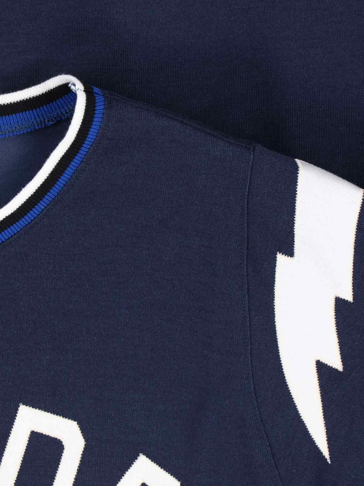 Rhude T-shirts and Polos Blue Rayon
