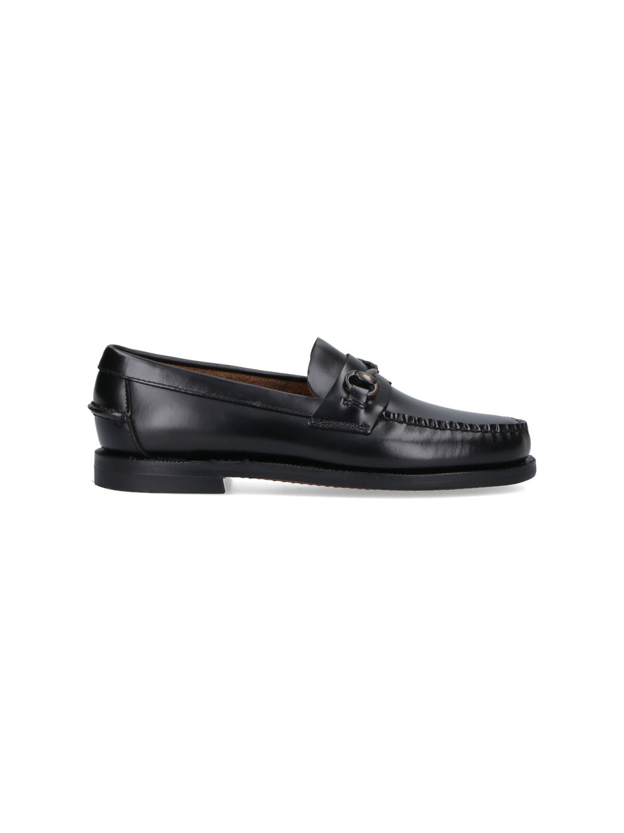 Sebago Upper: 100% Leather loafer in black