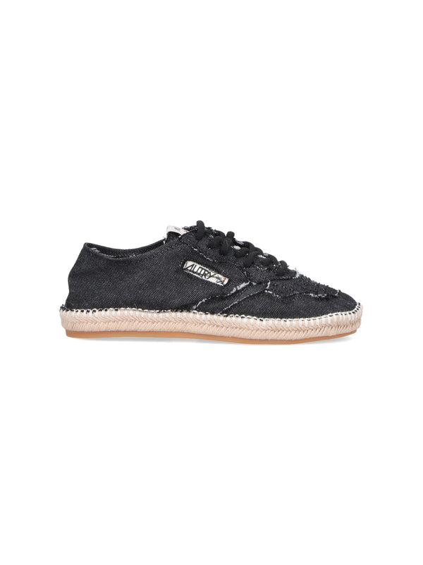 Autry 100% tessuto sneaker in black