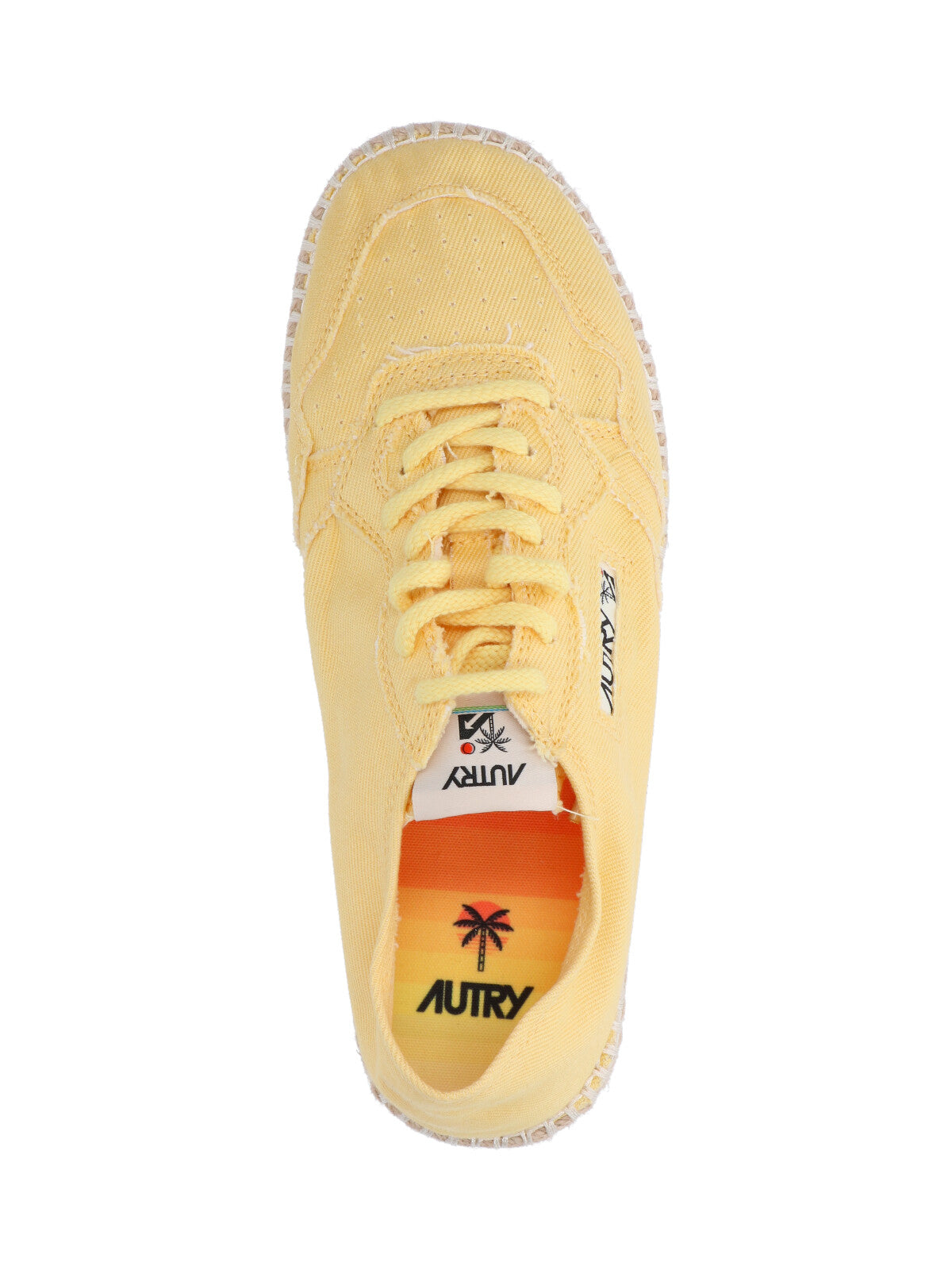 AUTRY Sneakers Yellow Tessuto