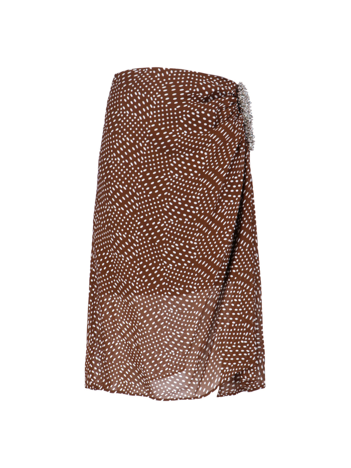 Dries Van Noten Skirts Brown Viscose