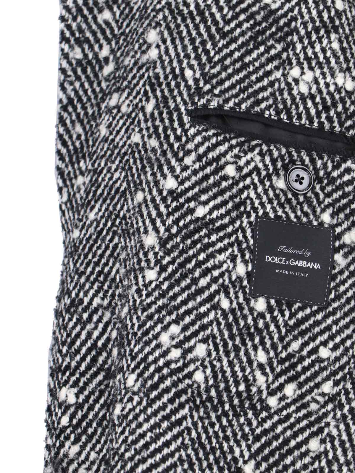 Dolce & Gabbana Jackets Black Outer: Virgin Wool