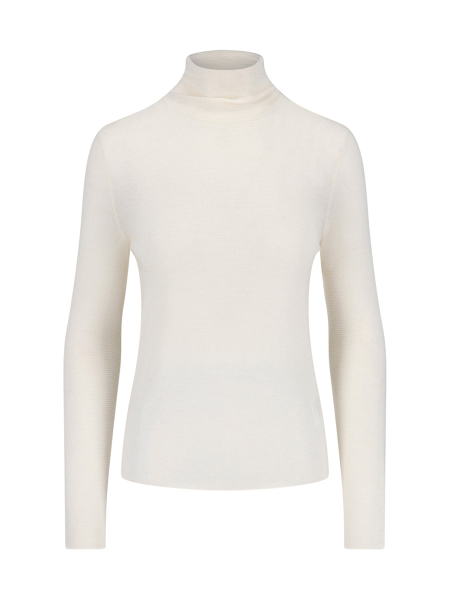 Lisa Yang 100% cashmere sweater in white