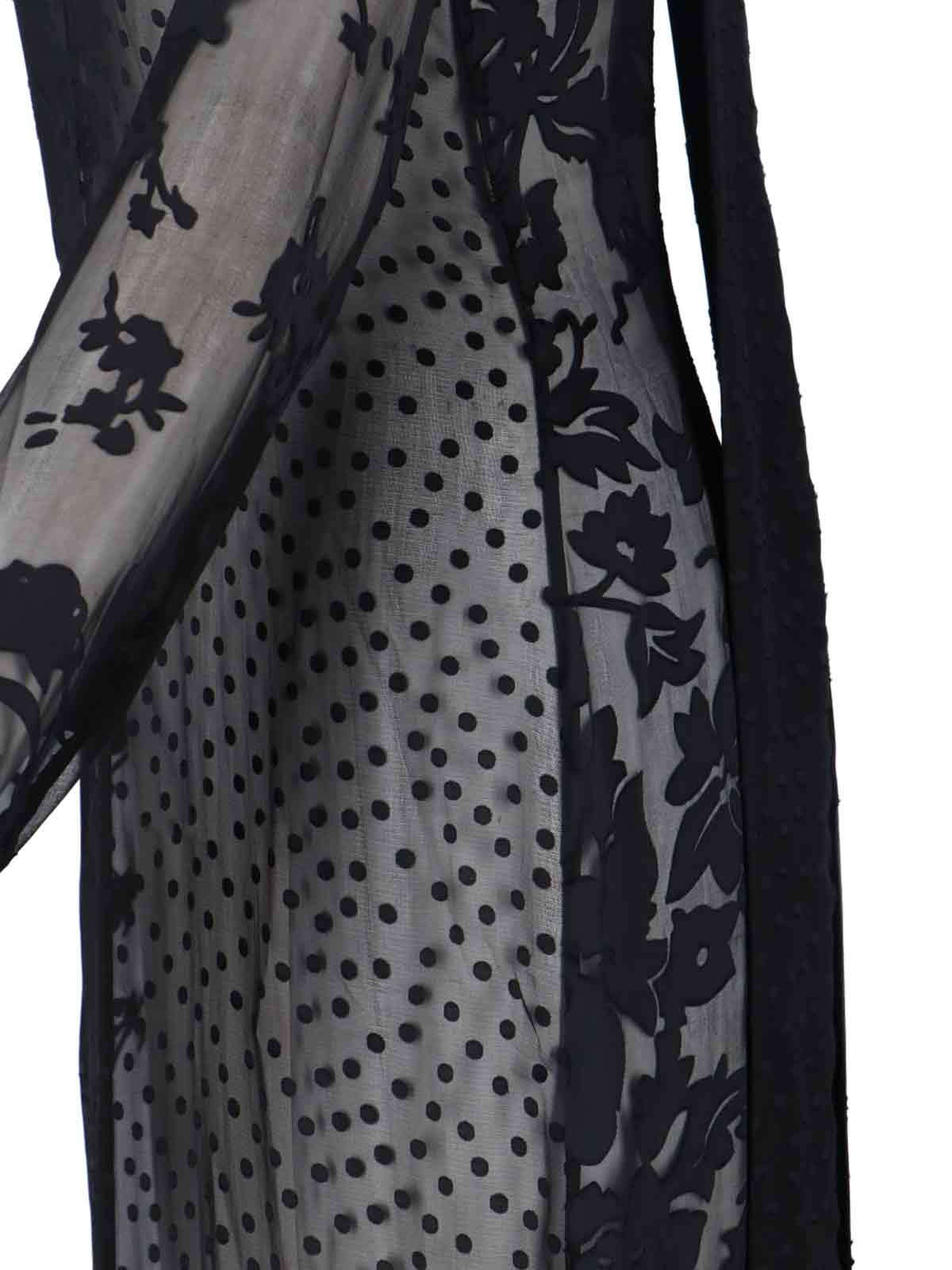 MARINE SERRE Dresses Black Acetate