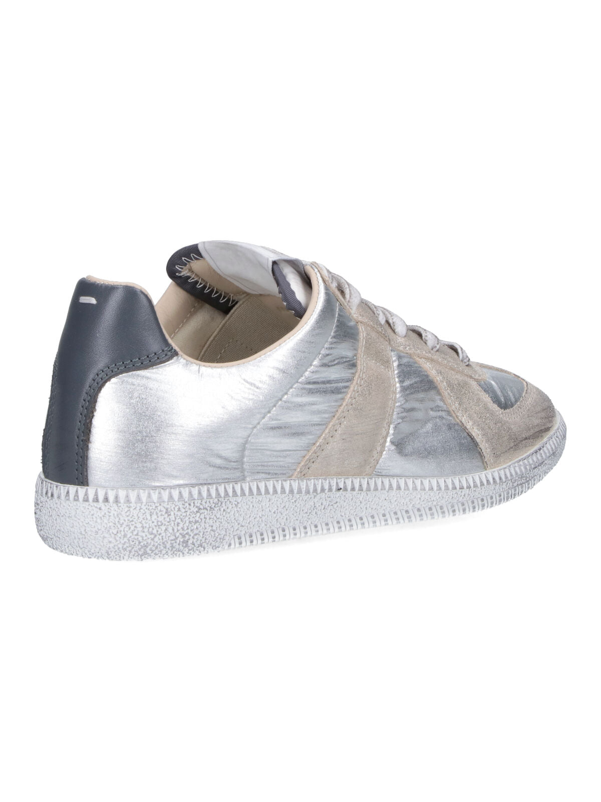 Maison Margiela Sneakers Silver Upper: Polyester
