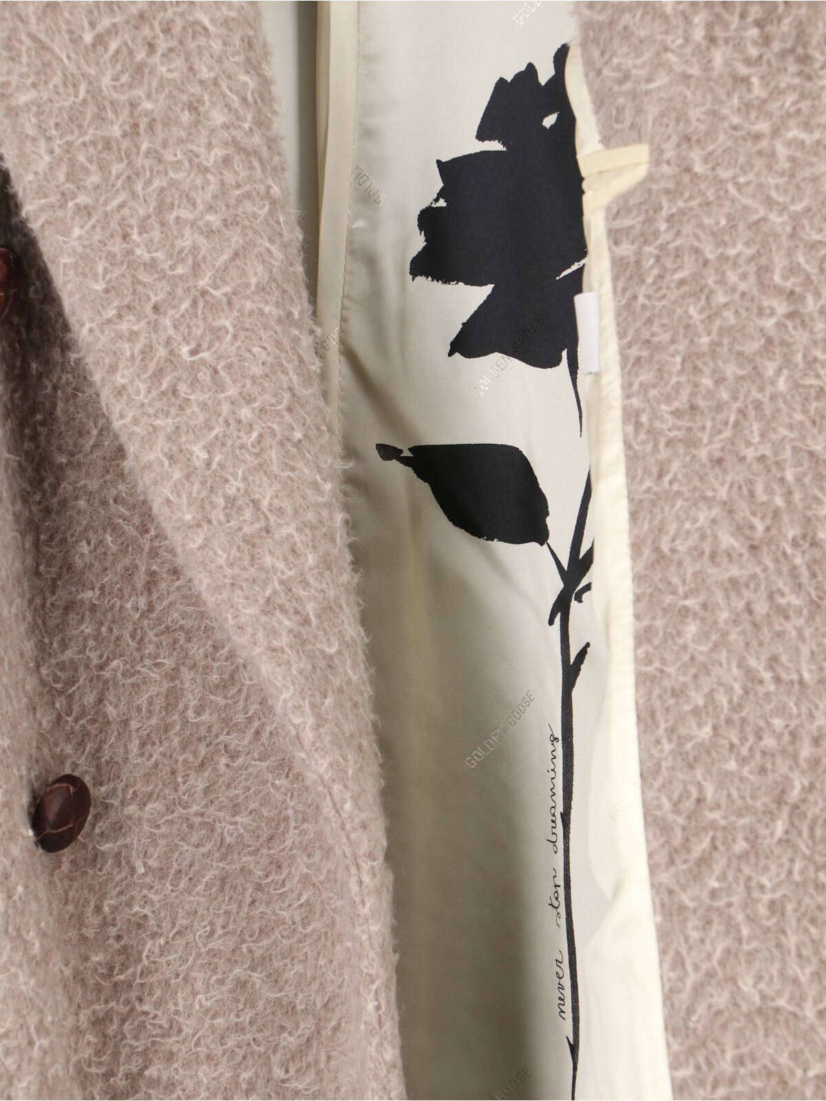 Golden Goose Jackets Beige Main Fabric: Virgin Wool