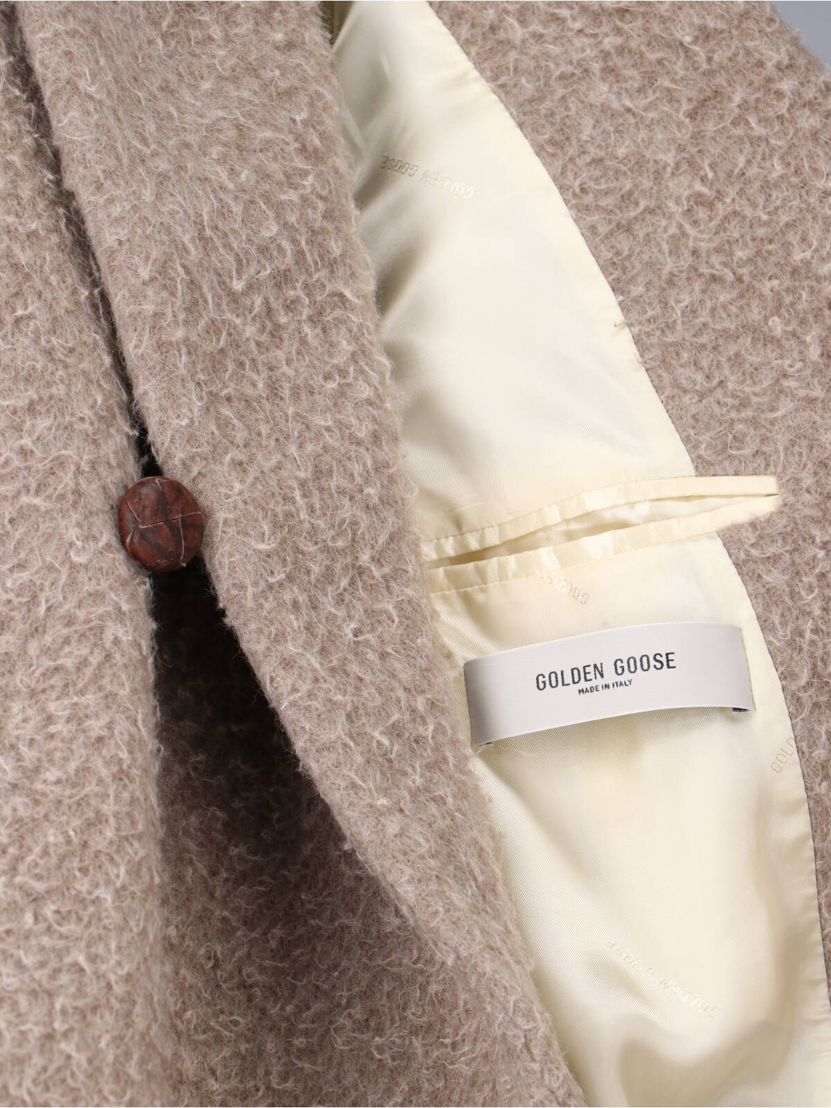 Golden Goose Jackets Beige Main Fabric: Virgin Wool