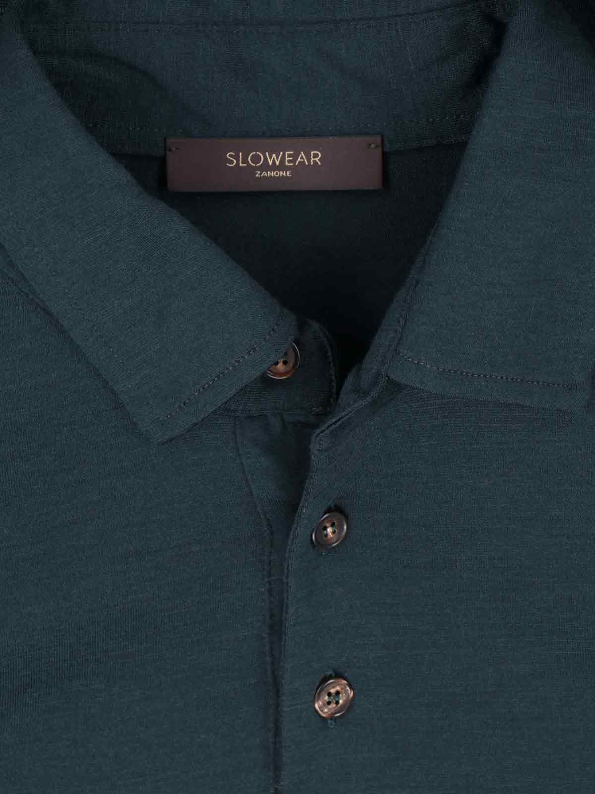Zanone Sweaters Green Virgin Wool