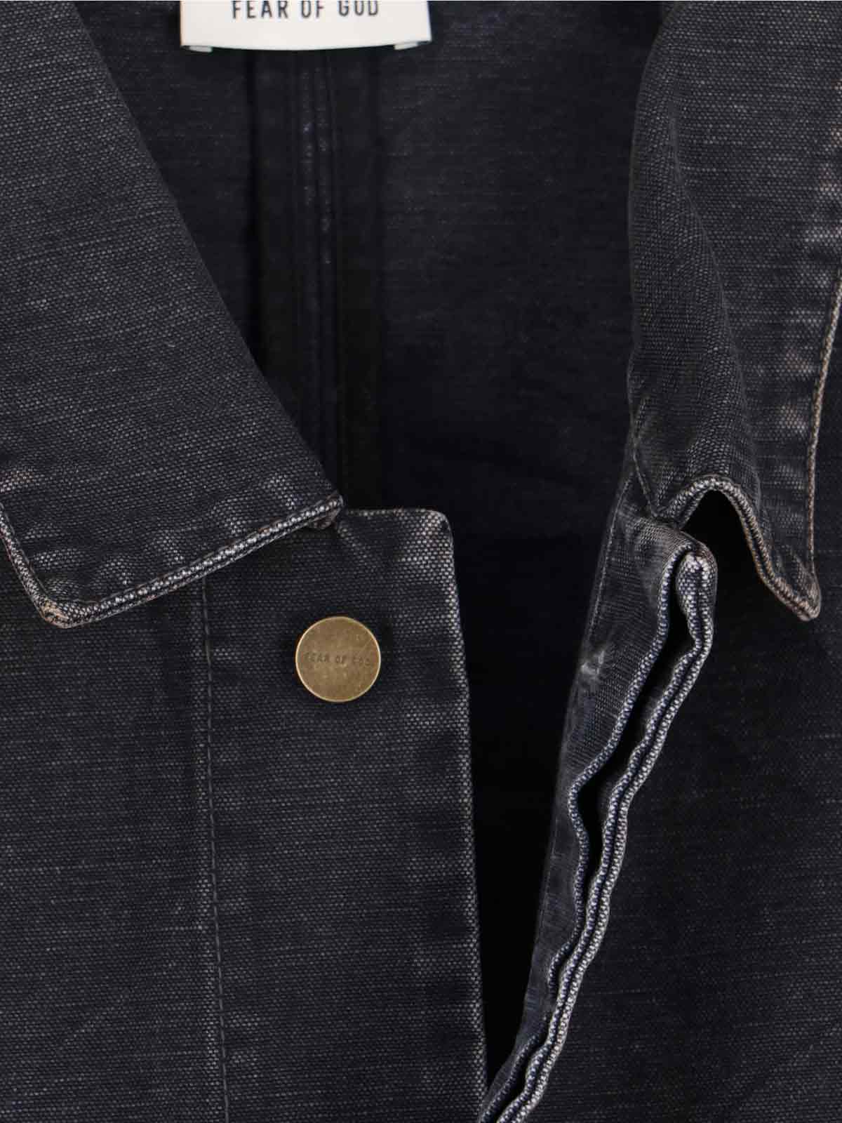 Fear Of God Jackets Black Cotton