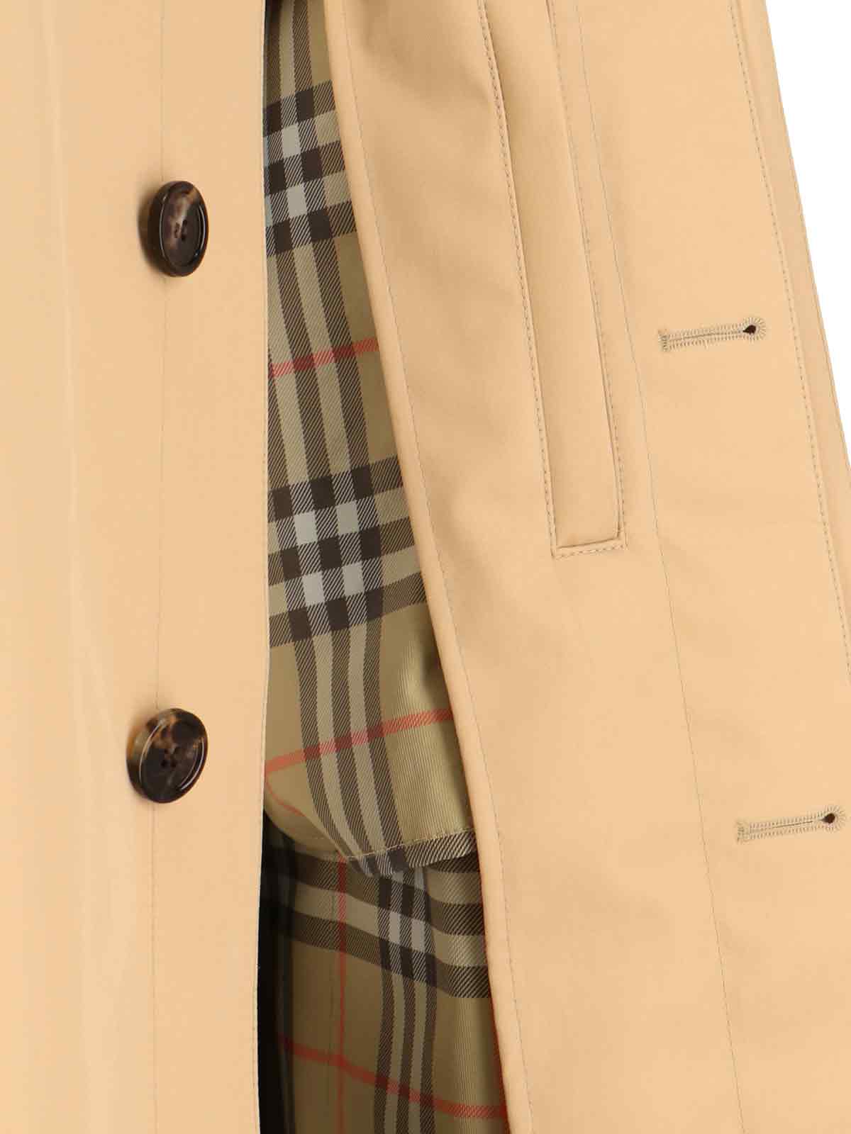 Burberry Jackets Beige Cotton
