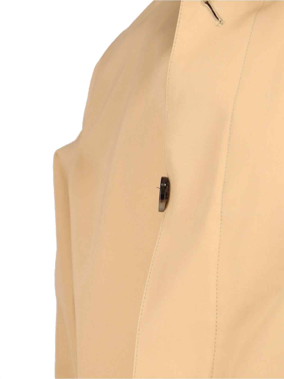 Burberry Jackets Beige Cotton
