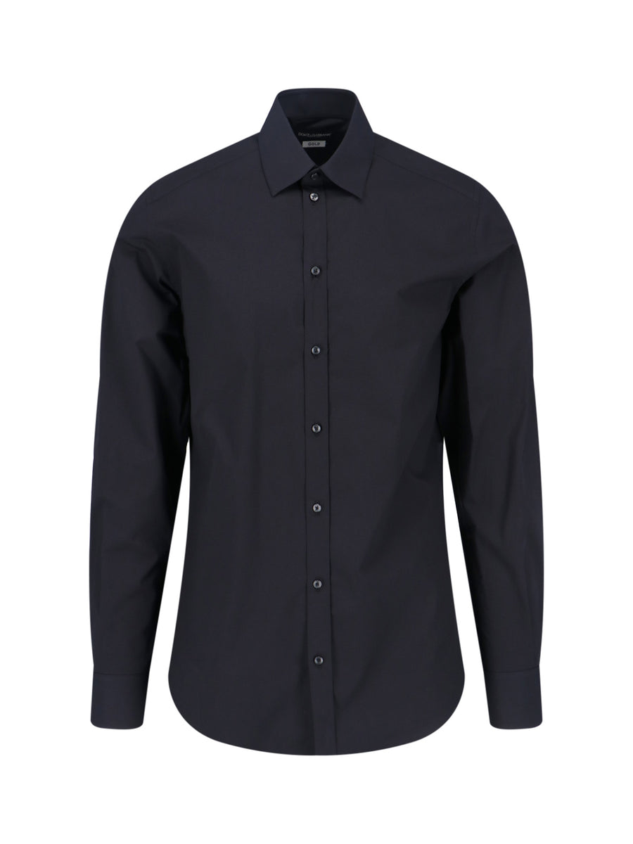 Dolce & Gabbana Fuefj 97% Cotton shirt in black