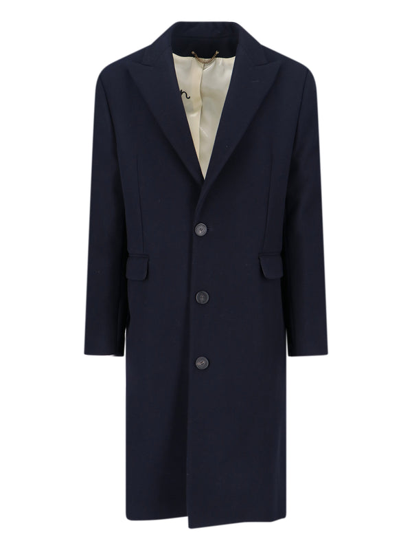 Golden Goose Main Fabric: 72% Virgin Wool coat in navy