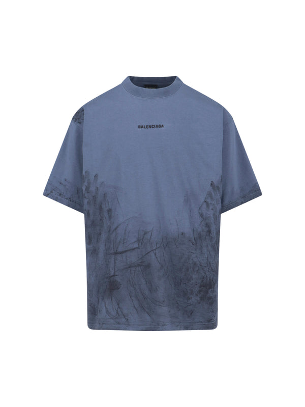 Balenciaga Ttvf 100% Cotton t-shirt in blue