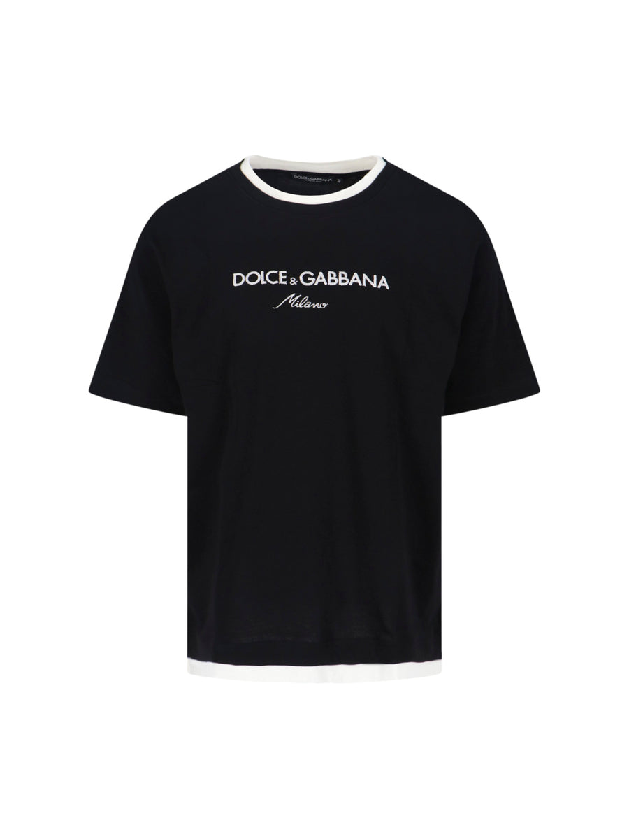 Dolce & Gabbana 100% Cotton t-shirt in black