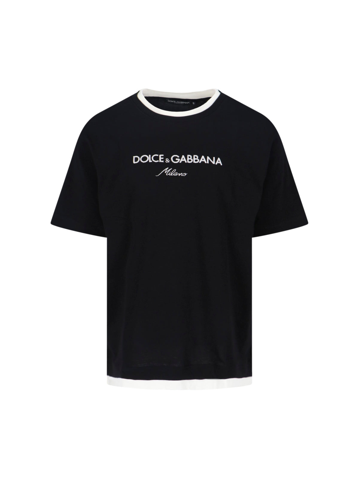 Dolce & Gabbana T-Shirts And Polos Black Cotton