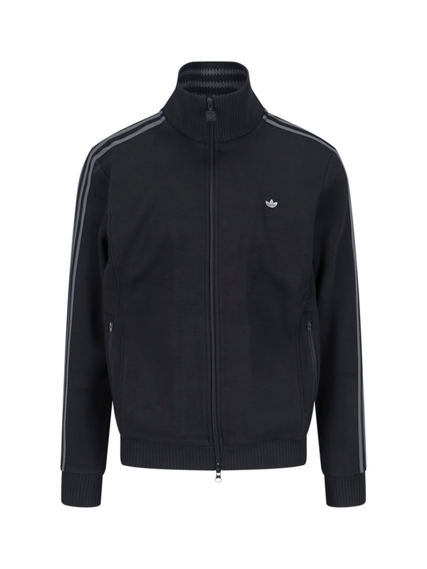 Adidas 54% Cotton track jacket in black