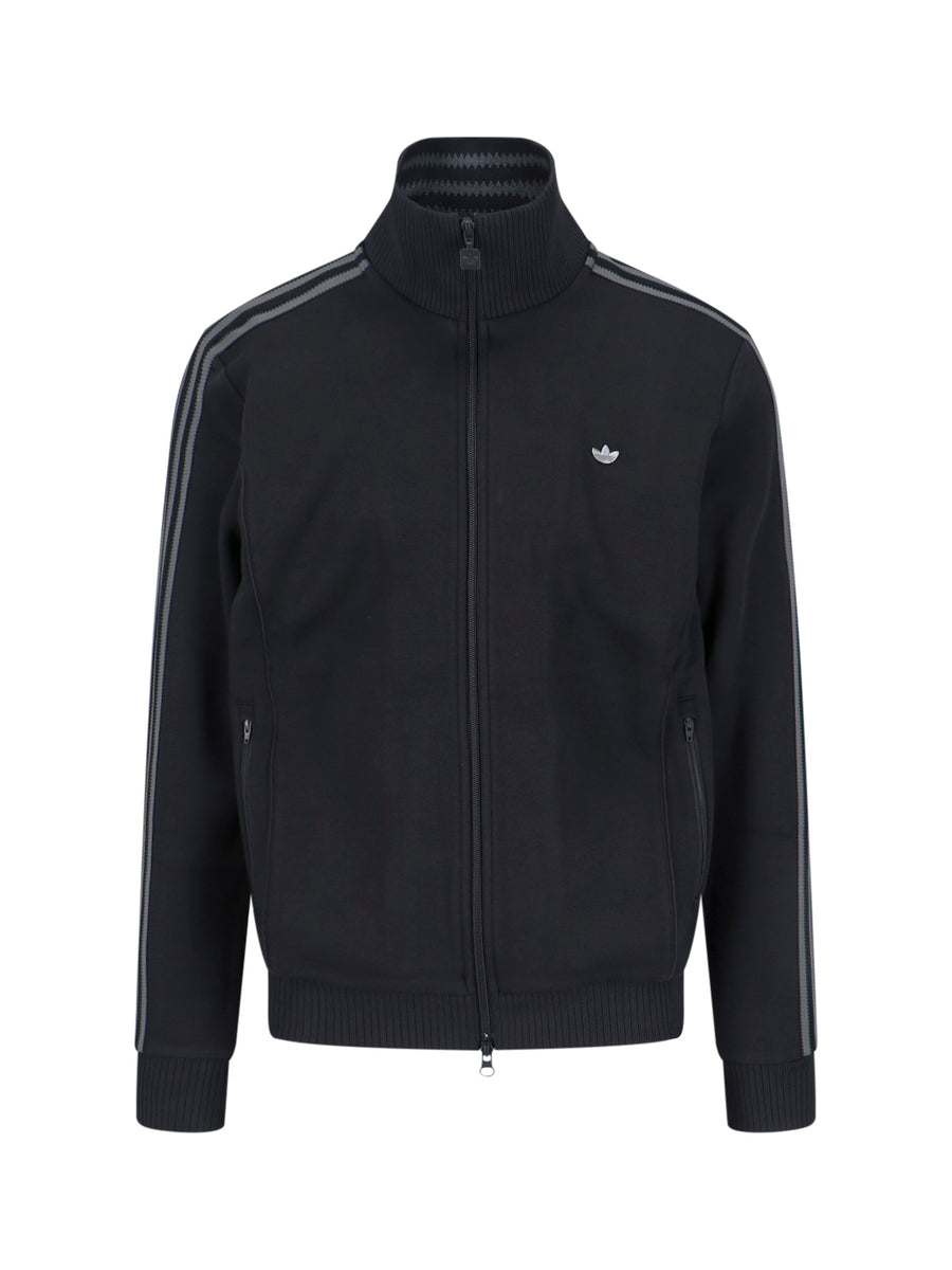 Adidas 54% Cotton track jacket in black