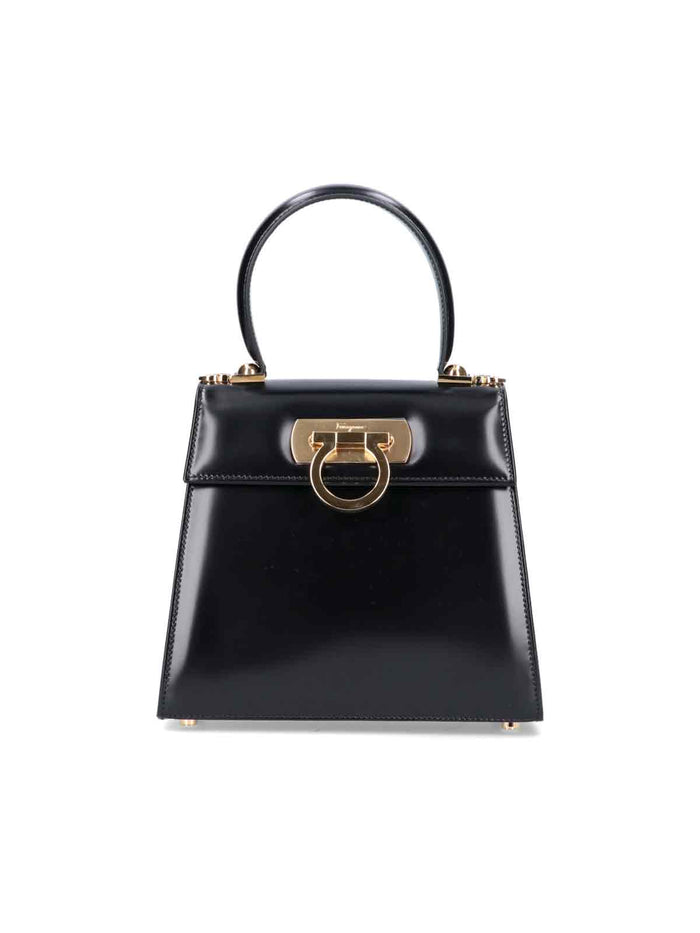 Ferragamo Bags Black Calf Leather