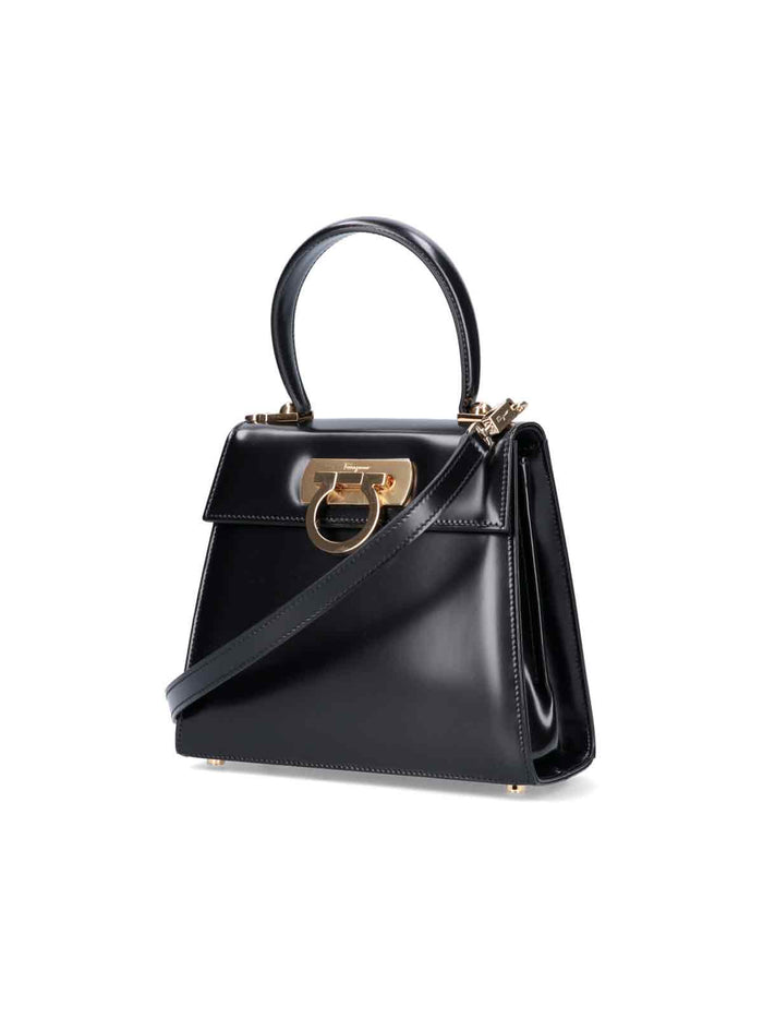Ferragamo Bags Black Calf Leather