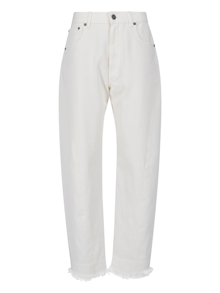 Phoebe Philo 100% Cotton jeans in white
