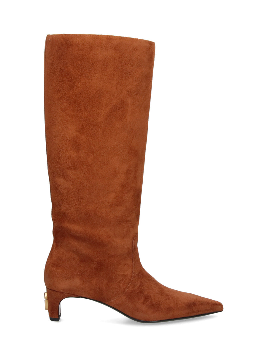 Marc Jacobs 100% cow leather boot in brown