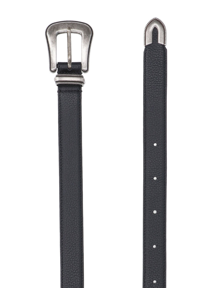 TONYWACK Belts Black Cow Leather