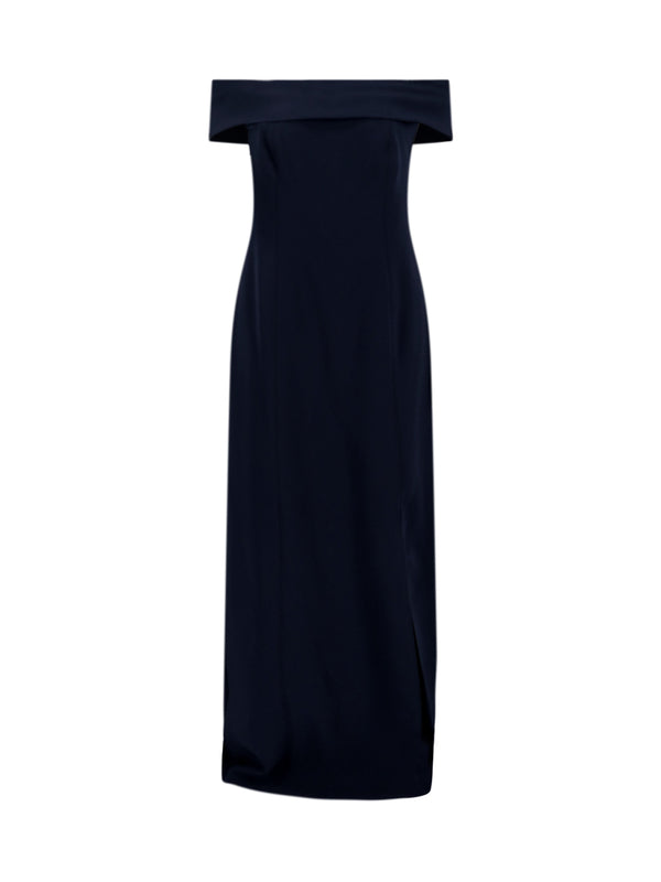 Lauren Ralph Lauren 91% Recycled Polyester dress in black