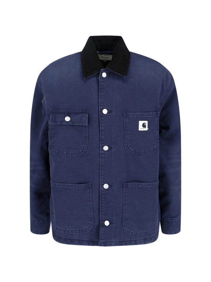 Carhartt Wip Jackets Blue Organic Cotton