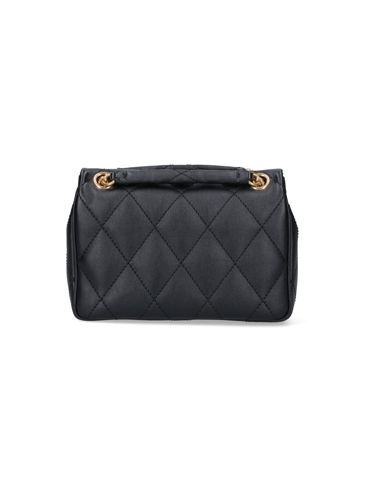 Burberry Bags Black Calf Grain Leather