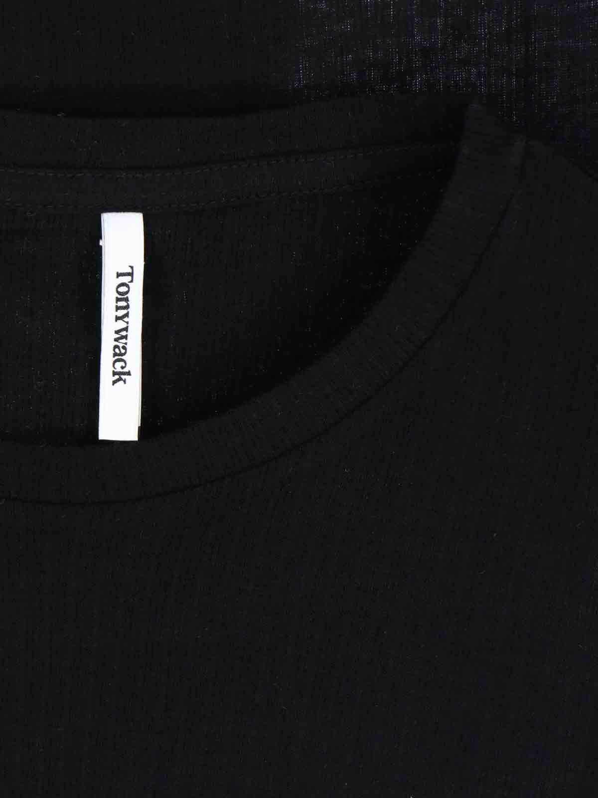 Tonywack T-Shirts And Polos Black Rayon