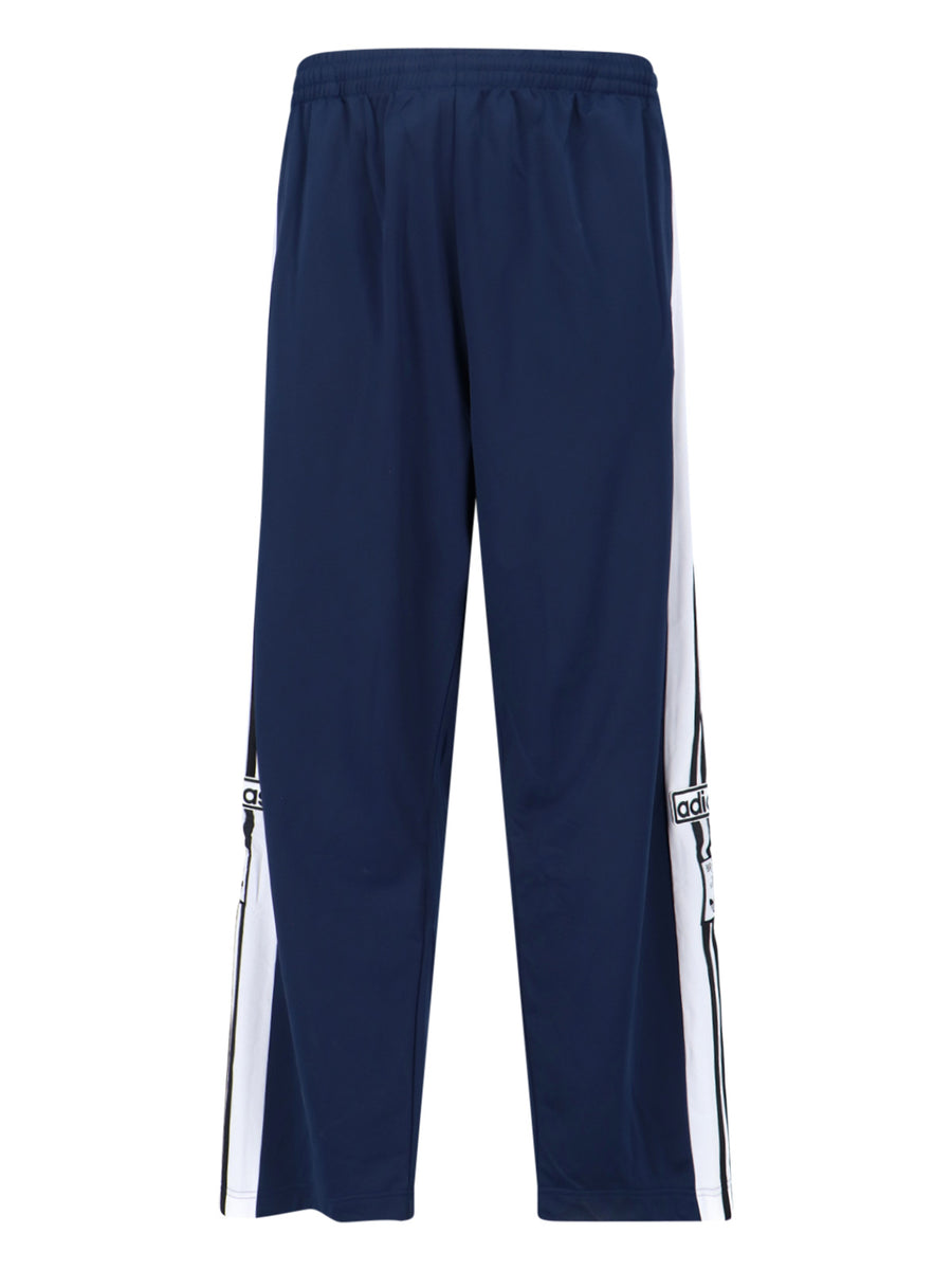Adidas 100% recycled polyester joggers in navy