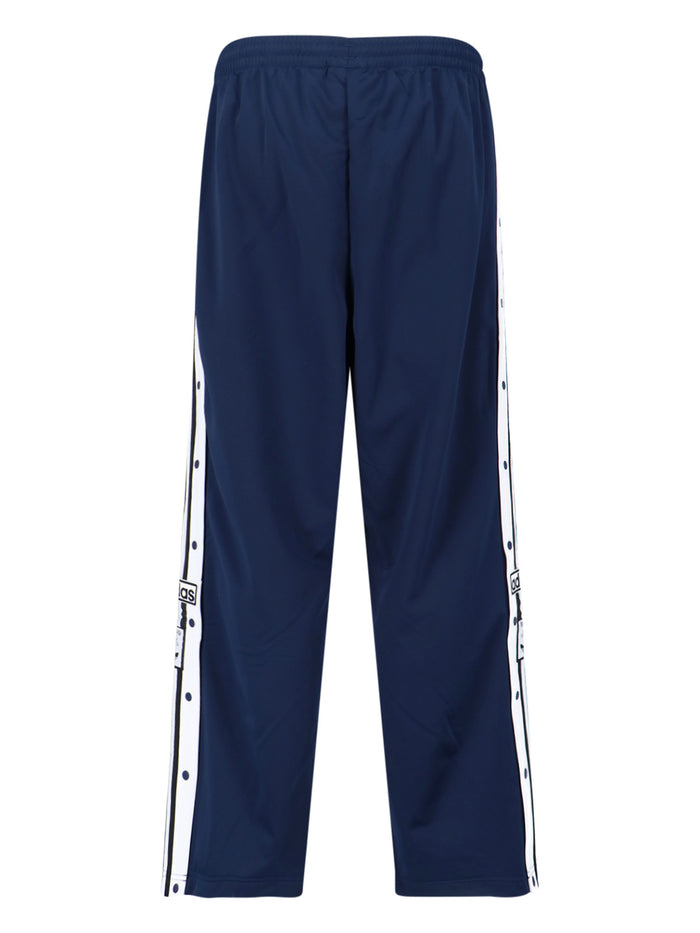 Adidas Trousers Blue Poliestere Riciclato