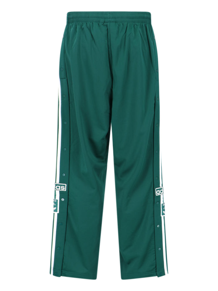 Adidas Trousers Green Poliestere Riciclato