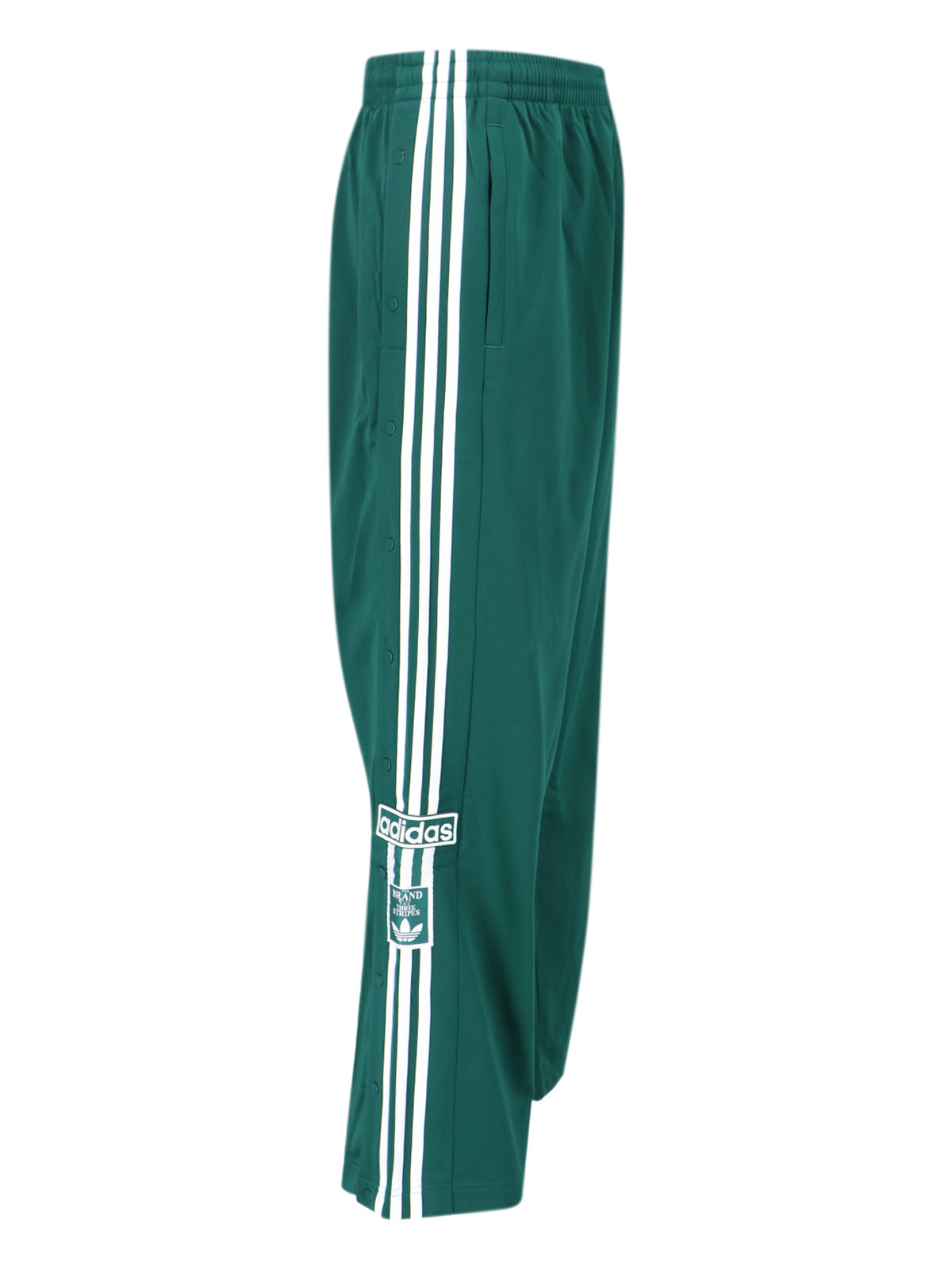 Adidas Trousers Green Poliestere Riciclato