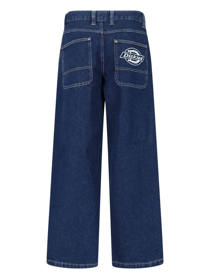 DICKIES Jeans Blue Cotton