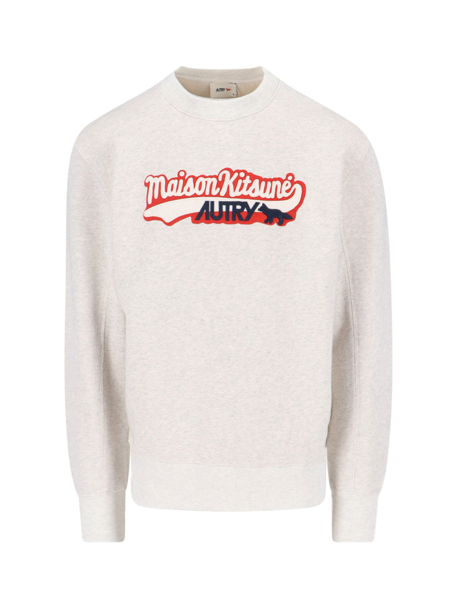Autry 100% Cotton sweatshirt in beige