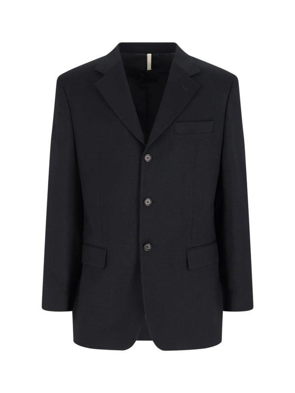 Sunflower 100% wool blazer in black