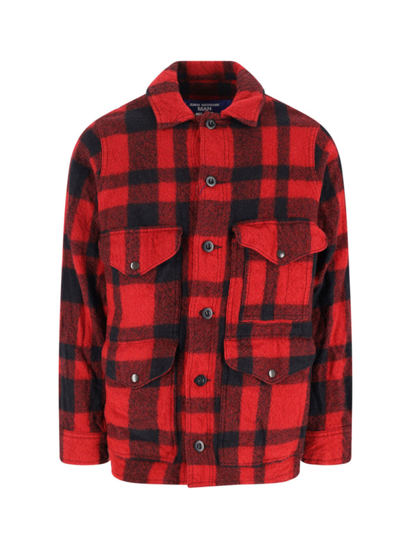 Junya Watanabe 100% wool jacket in red