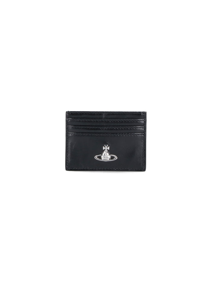 Vivienne Westwood Wallets Black Cow Leather