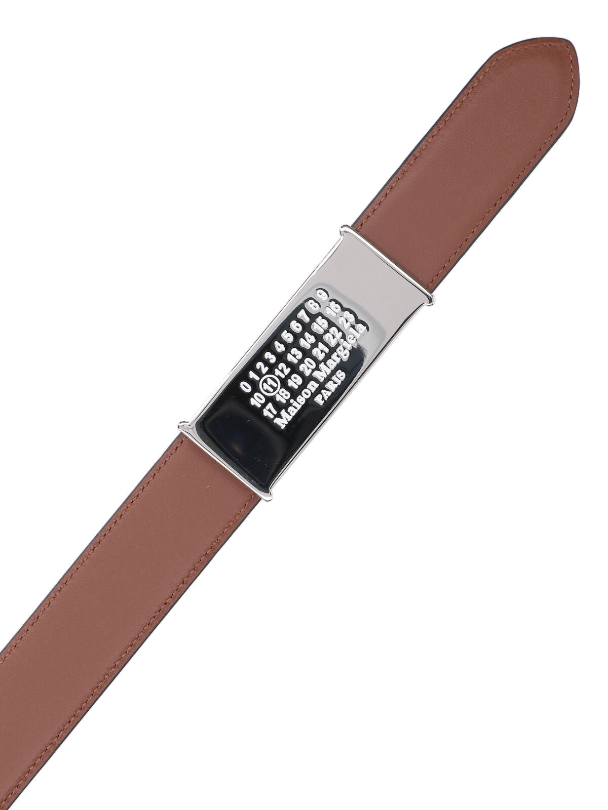 Maison Margiela Belts Black Cow Leather