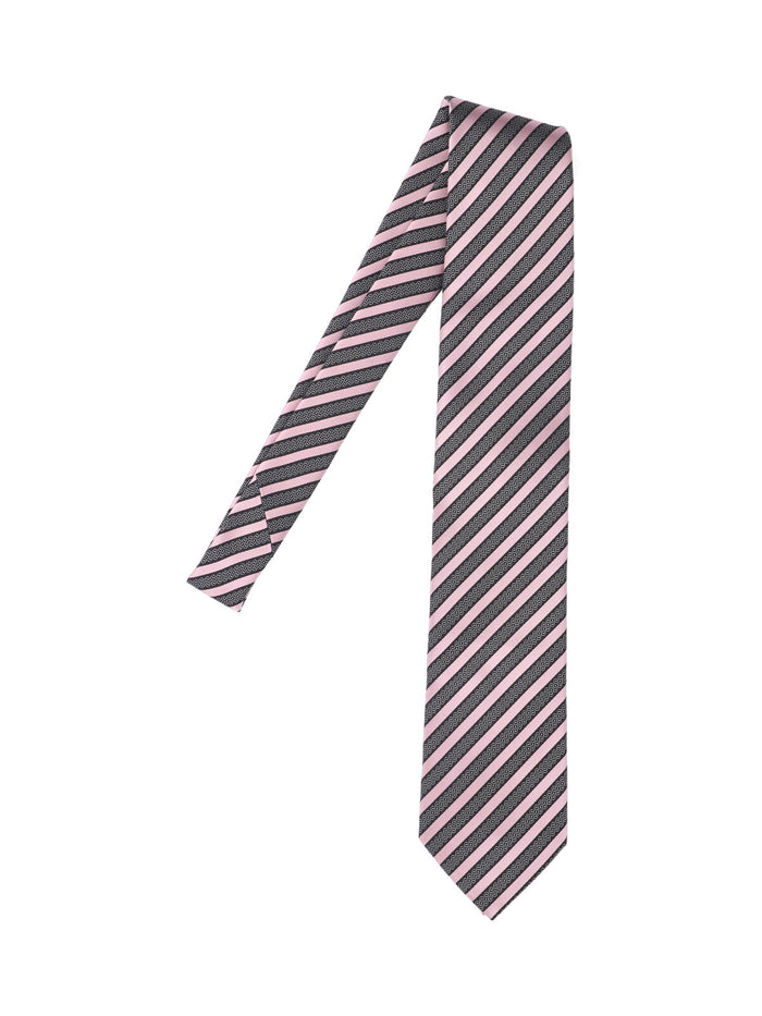 ZEGNA Ties Pink Main Material: Mulberry Silk