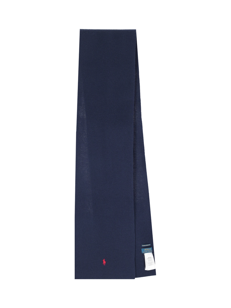 Polo Ralph Lauren 100% wool scarf in navy